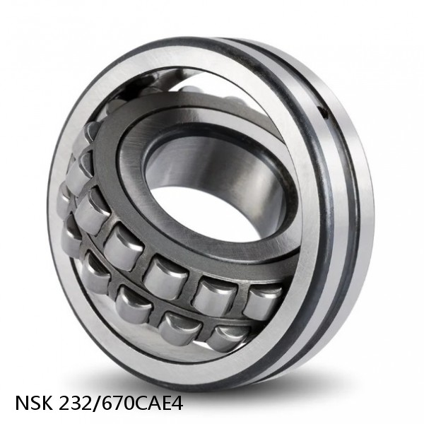 232/670CAE4 NSK Spherical Roller Bearing