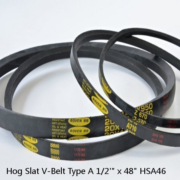 Hog Slat V-Belt Type A 1/2'