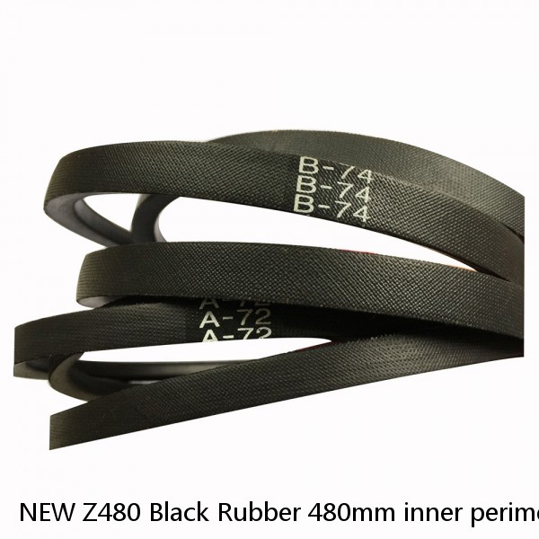 NEW Z480 Black Rubber 480mm inner perimeter Z Type Vee V Drive Belt for V pulley