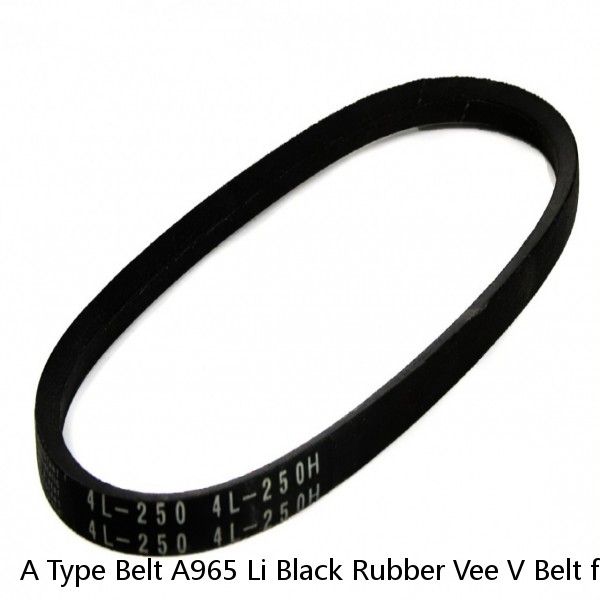 A Type Belt A965 Li Black Rubber Vee V Belt for Pulley Bench Drill CNC Grinder