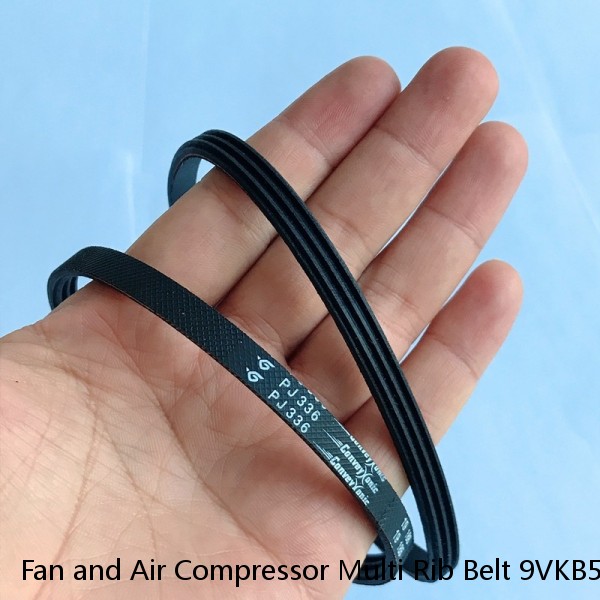 Fan and Air Compressor Multi Rib Belt 9VKB52 for 4200 4200LP 4300 4400 2002 2003 #1 small image
