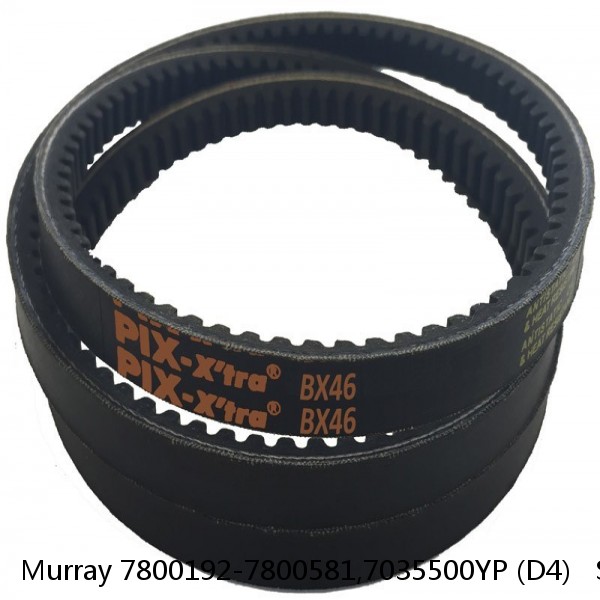 Murray 7800192-7800581,7035500YP (D4)   Snapper 7035500 V-Belt