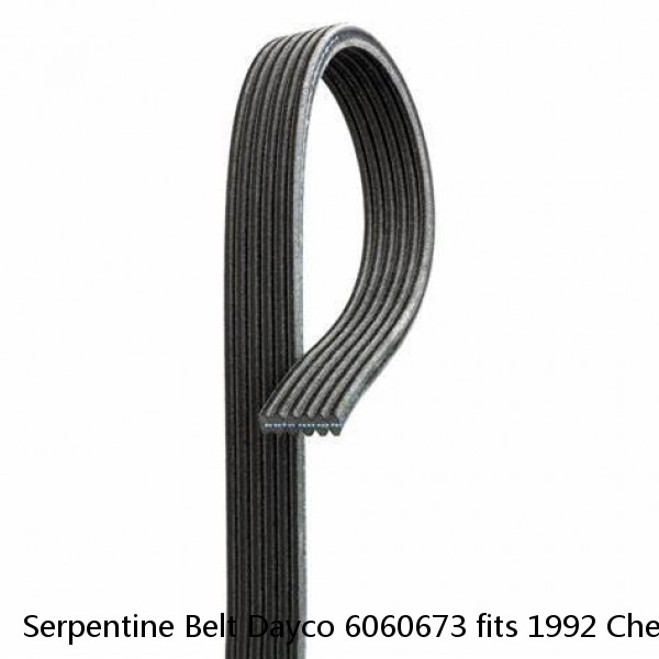 Serpentine Belt Dayco 6060673 fits 1992 Chevrolet Corvette 5.7L-V8 #1 image