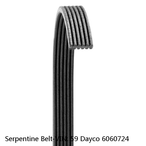 Serpentine Belt-VIN: 59 Dayco 6060724 #1 image
