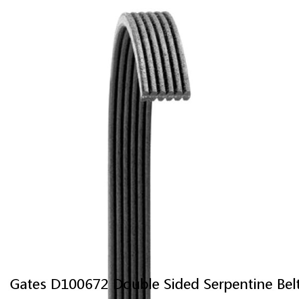 Gates D100672 Double Sided Serpentine Belt For 2010-2018 Mack 10.8L-L6 #1 image