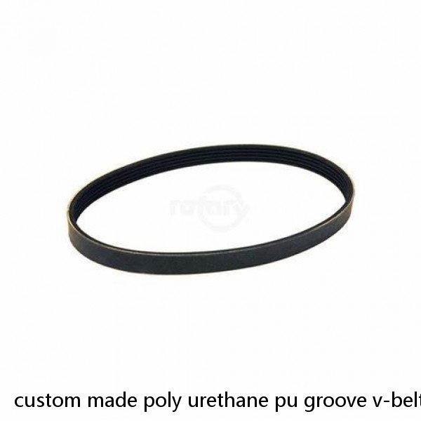 custom made poly urethane pu groove v-belt #1 image