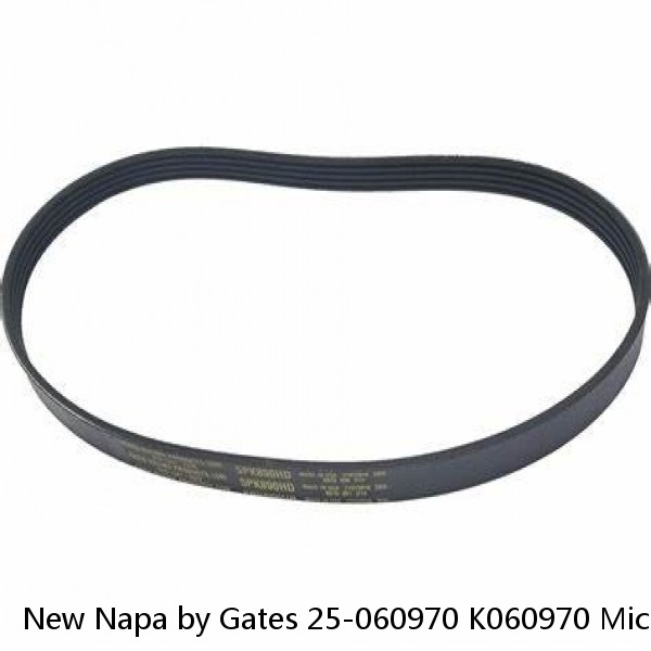 New Napa by Gates 25-060970 K060970 Micro-V Serpentine Drive Belt, 6-Groove  #1 image