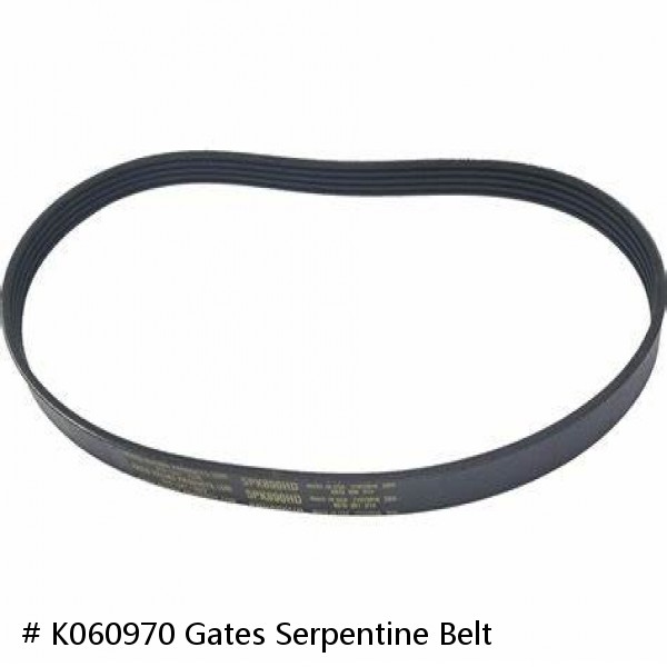 # K060970 Gates Serpentine Belt #1 image